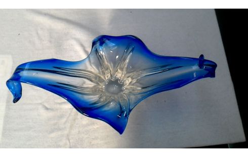 CALICE PATE DE VERRE BLEUE