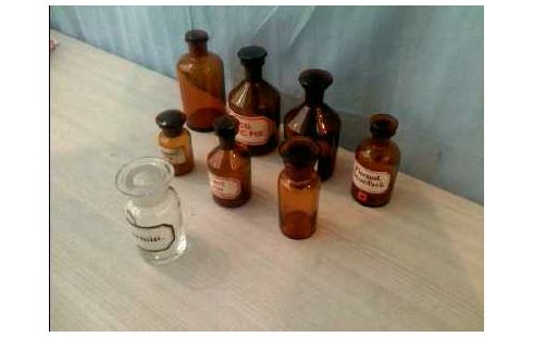 APOTHEKER GLÄSER MITTEL-KLEIN 8-TLG.