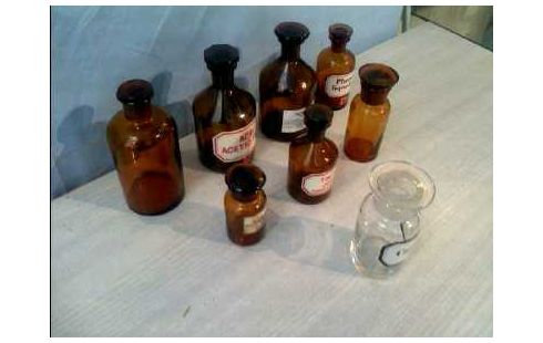 APOTHEKER GLÄSER MITTEL-KLEIN 8-TLG.