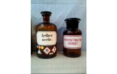 APOTHEKER GLÄSER GROß 4-TLG.