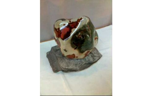 STEIN DEKO POLYCHROM JASPIS