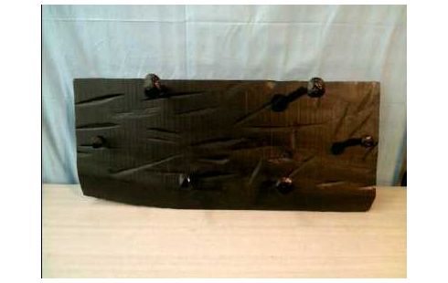 WAND GADEROBE HOLZ SCHWARZ RUSTIKAL