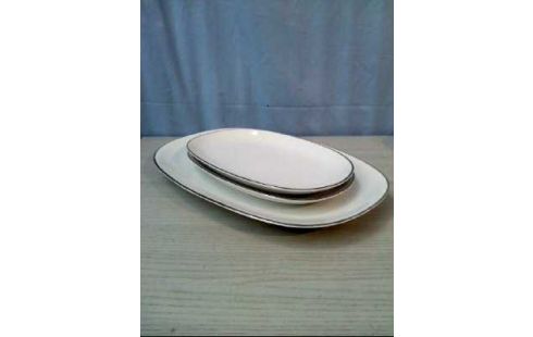 PLATTENSERVICE 3-TLG. <HUTSCHENR.> WEISS