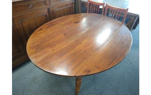 TABLE LOUIS PHILIPPE MERISIER 3 ALLONGES
