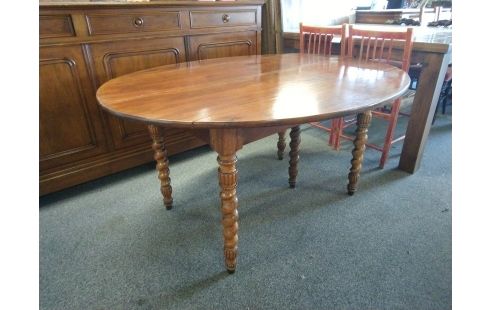 TABLE LOUIS PHILIPPE MERISIER 3 ALLONGES