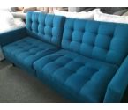 BANQUETTE CONVERTIBLE BLEUE