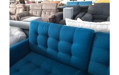 BANQUETTE CONVERTIBLE BLEUE