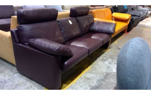 CANAPE CUIR 3 PLACES ERPO DESIGN