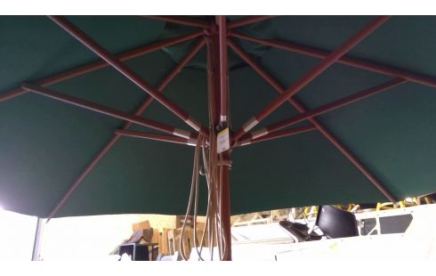 PARASOL VERT GM + PIED AMOVIBLE