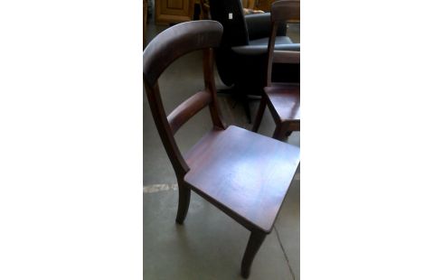4 CHAISES, , BOIS