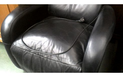 TV-SESSEL ELEKTRISCH SCHWARZ LEDER