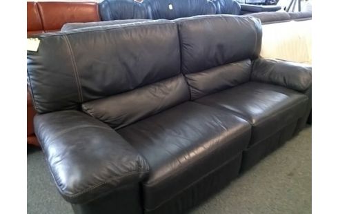 CANAPE 2P MARRON RELAX MANUEL