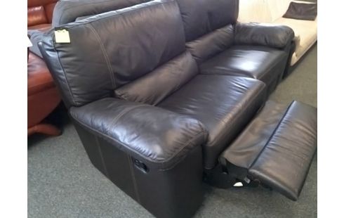 CANAPE 2P MARRON RELAX MANUEL