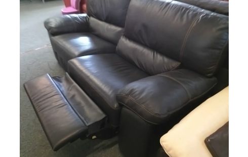 CANAPE 2P MARRON RELAX MANUEL