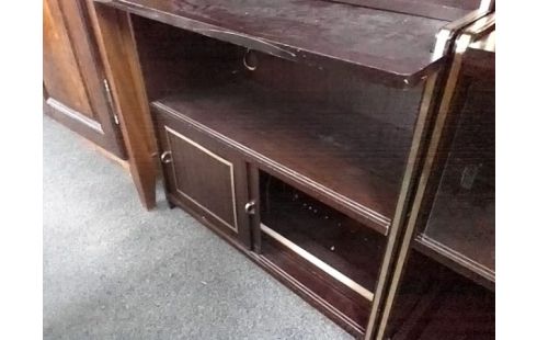 BIBLIOTHEQUE AVEC PORTES VITREES (EN L'ETAT)