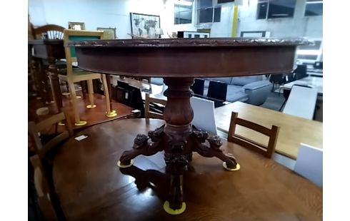 TABLE OVALE EN CHENE + 2 ALLONGES