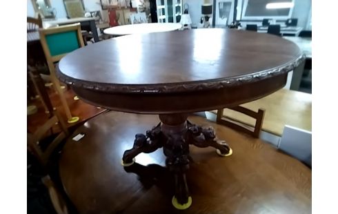 TABLE OVALE EN CHENE + 2 ALLONGES