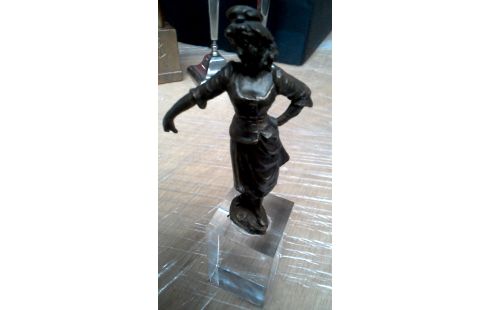 STATUETTE BRONZE PLEXIGLAS