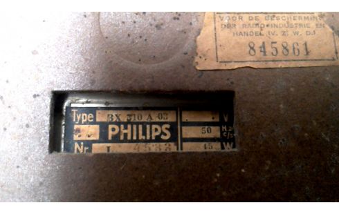 POSTE RADIO ANTIQUE PIHILIPS BAKELITE