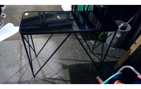 CONSOLE MODERNE MM VERRE/METAL