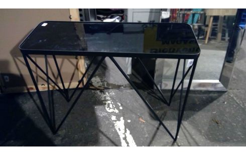 CONSOLE MODERNE MM VERRE/METAL