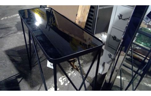 CONSOLE MODERNE MM VERRE/METAL