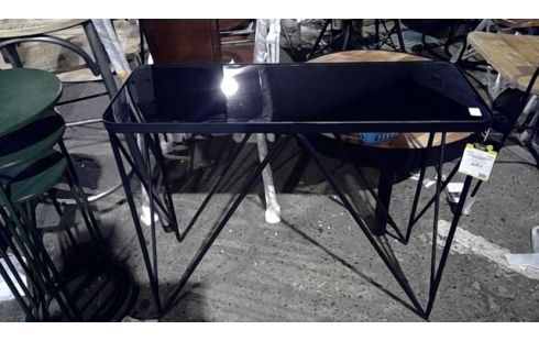 CONSOLE MODERNE MM VERRE/METAL