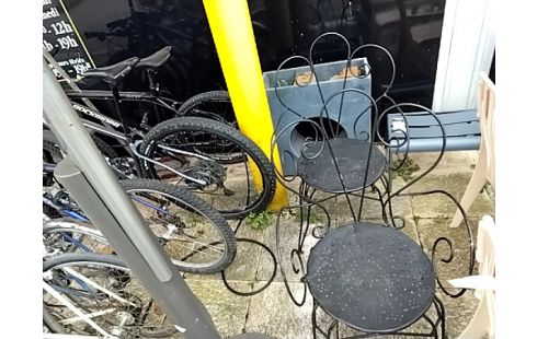 FAUTEUIL DE JARDIN METAL NOIR