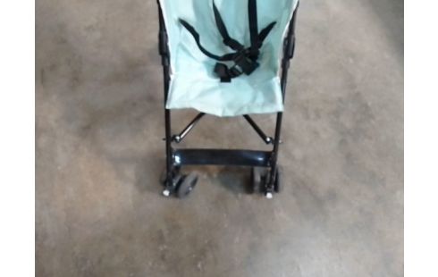 POUSSETTE CANNE NOIRE BLEUE