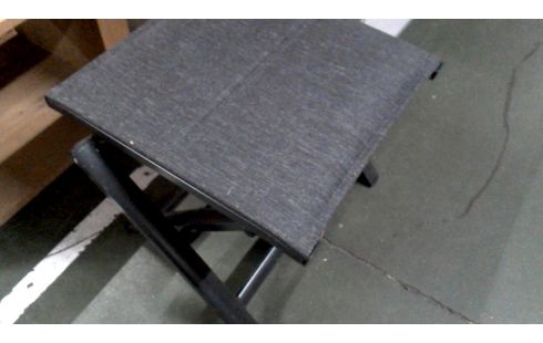 FUSSBANK GARTEN KLAPPBAR GRAU ALUMINIUM DAS STÜCK