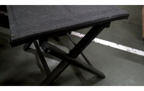 FUSSBANK GARTEN KLAPPBAR GRAU ALUMINIUM DAS STÜCK