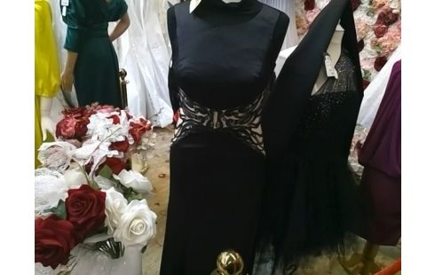 ROBE DE SOIREE NOIRE - PROLUMIAS PARIS