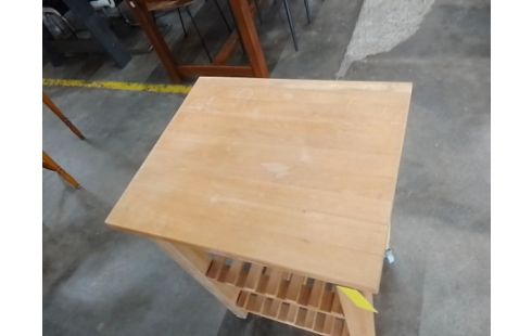 DESSERTE A ROULETTES BOIS BILLOT