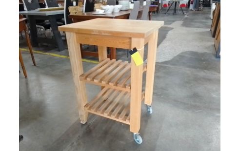 DESSERTE A ROULETTES BOIS BILLOT