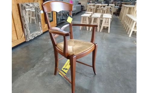 FAUTEUIL BOIS PAILLE