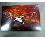 TABLEAU LAQUE CHEVAUX
