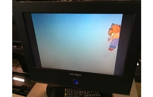 TELEVISEUR VD TECH AVEC TELECOMMANDE ET DECODEUR