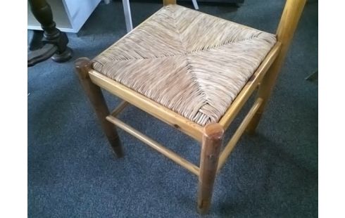 LOT DE 6 CHAISES PAILLEES