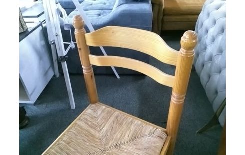 LOT DE 6 CHAISES PAILLEES