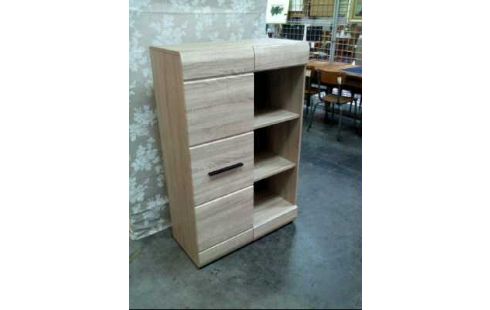 REGALKOMMODE HOLZ HELL 1 TÜR 6-FÄCHER