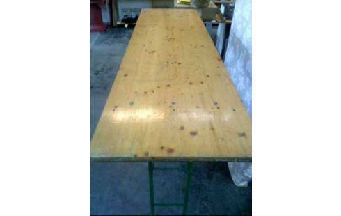 BIERBANK KLAPPBAR HOLZ GESTELL GRÜN