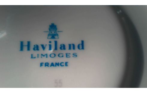 TASSES ET SOUS TASSES HAVILAND  LIMOGES