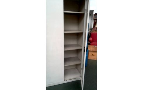 ARMOIRE DE BUREAU ECRU METAL L UNITE