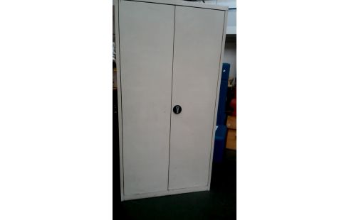 ARMOIRE DE BUREAU ECRU METAL L UNITE