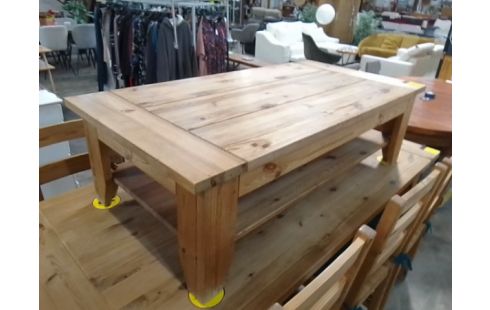 TABLE BASSE PIN MASSIF
