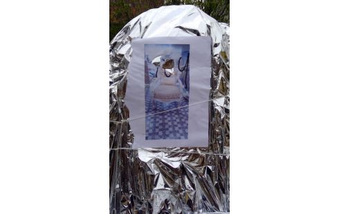 FAUTEUIL STYLE BAROQUE TISSU CLAIR