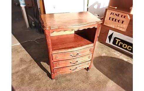 MEUBLE D'APPOINT 3 TIROIRS /  1 NICHE