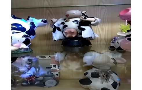 DECORATION Vache manteau