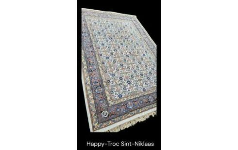 TEPPICH HANDGEKNÖPFT BEIGE BRAUN