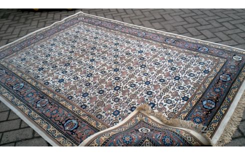 TEPPICH HANDGEKNÖPFT BEIGE BRAUN